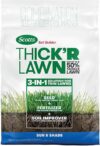 Scotts THICK’R LAWN Seed, Fertilizer, Soil Improver, 12 lbs