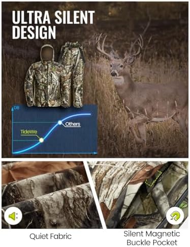 TIDEWE Hunting Jacket and Bibs with Face Mask - Image 2
