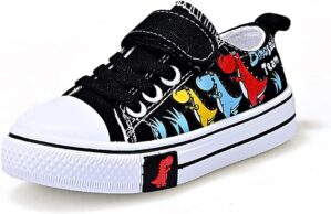 Cozystep Toddler Dinosaur Print Canvas Sneakers