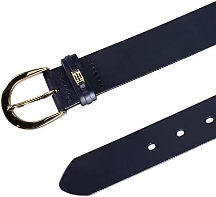 Tommy Hilfiger TH Ornament Logo Leather Belt - Image 4