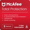 McAfee Total Protection 2024, 3 Devices, Download