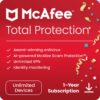 McAfee Total Protection 2024: Unlimited Devices, Cybersecurity