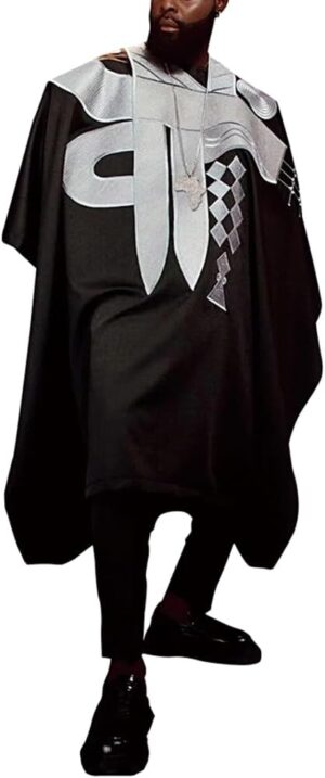HD Traditional African Men's Agbada Bazin Boubou Outfit