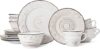 Pfaltzgraff Trellis White 16-Piece Dinnerware Set