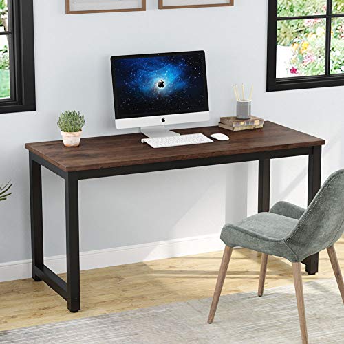 Tribesigns 55 inch Rustic Brown Office Desk - Image 2
