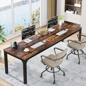 Tribesigns 78.7″ Double Workstation Desk