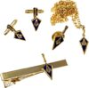 The Masonic Exchange Trowel Lapel Pin Tie Bar Cufflinks