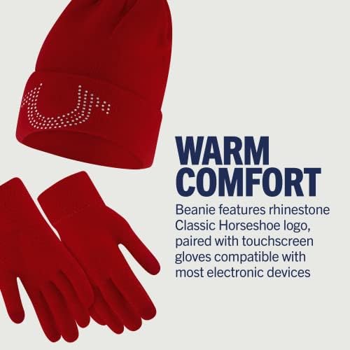 True Religion Beanie Hat and Touchscreen Glove Set - Image 3