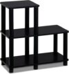 Furinno Turn-N-Tube Accent Shelf, Espresso/Black