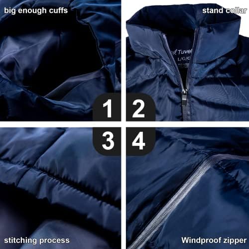 TUVEKE Men's Water-Resistant Winter Puffer Vest - Image 5