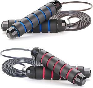DREAM&GLAMOUR Two Pack Speed Jump Ropes for Fitness