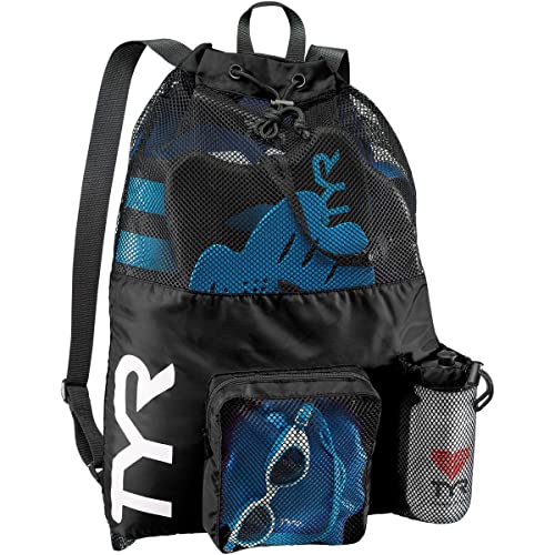 TYR Black Mesh Mummy Backpack, 40L - Image 3