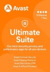 Avast Ultimate 2024 Antivirus+Cleaner+VPN, 10 Devices