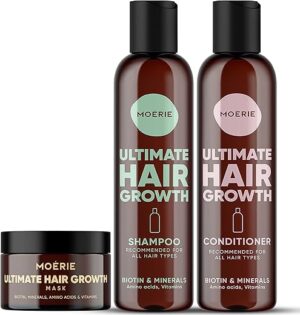 Moerie Ultimate Mineral Shampoo, Conditioner And hair mask Set