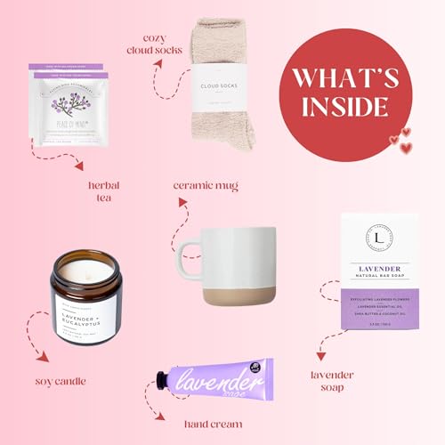 Unboxme Gifts Lavender Spa Gift Set - Relaxation Gifts - Image 2