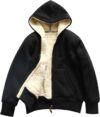 Gihuo Unisex Winter Sherpa Lined Fleece Jacket