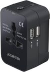 JOOMFEEN Universal Travel Adapter with USB Ports