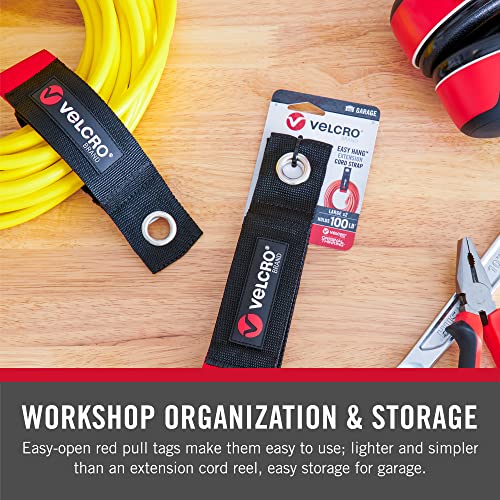 VELCRO Brand EASY HANG Extension Cord Holder Organizer, 3-pk - Image 4
