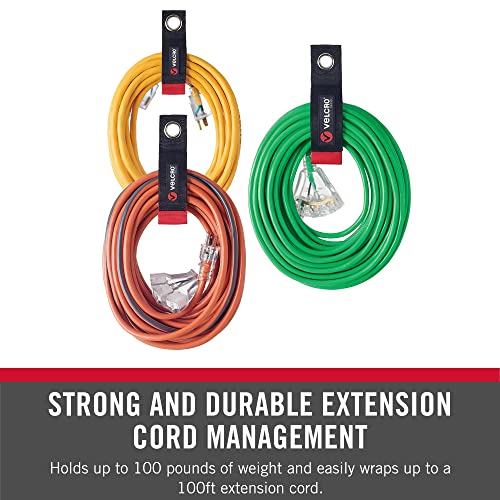 VELCRO Brand EASY HANG Extension Cord Holder Organizer, 3-pk - Image 2