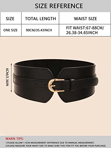Verdusa Women's Leather Buckle Waist Belt - Image 5