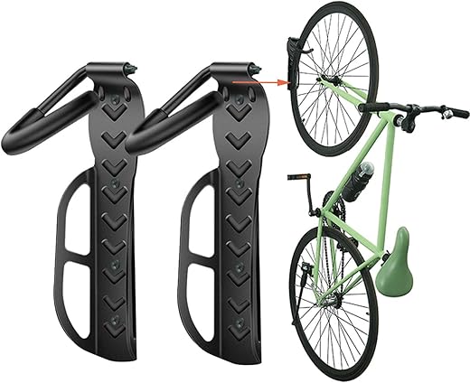 Wallmaster Vertical Bike Hook 2-Pack Storage