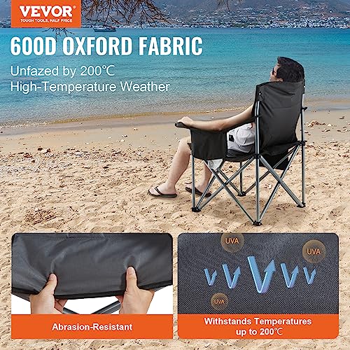 VEVOR Oversized Heavy Duty Camping Chair, 450 LBS - Image 4