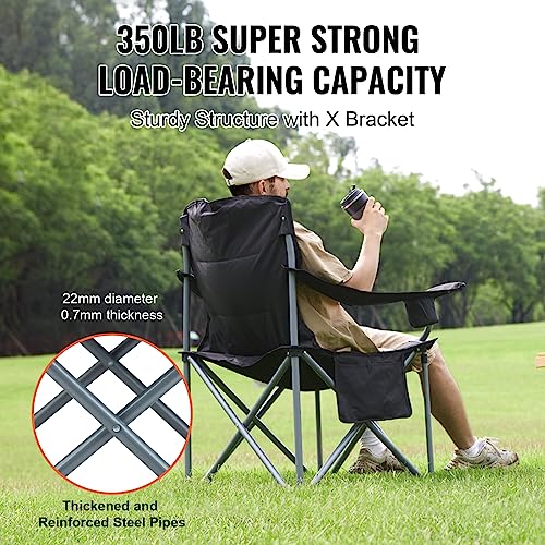 VEVOR Oversized Heavy Duty Camping Chair, 450 LBS - Image 5