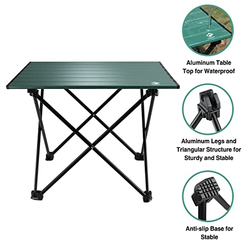 VILLEY Ultralight Aluminum Folding Camping Table - Image 5