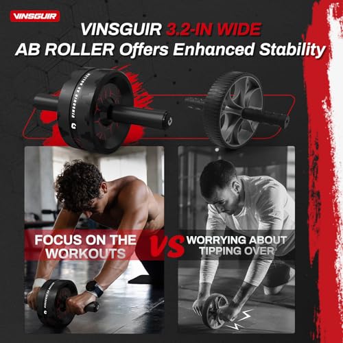VINSGUIR Ab Roller Wheel with Knee Pad - Image 2