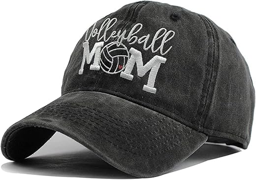 Waldeal Vintage Volleyball Mom Adjustable Cap