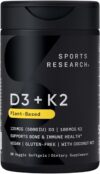 Sports Research Vitamin D3 K2 With Coconut Oil