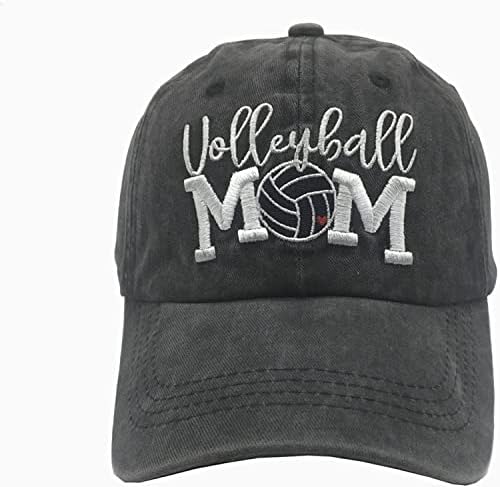 Waldeal Vintage Volleyball Mom Adjustable Cap - Image 2