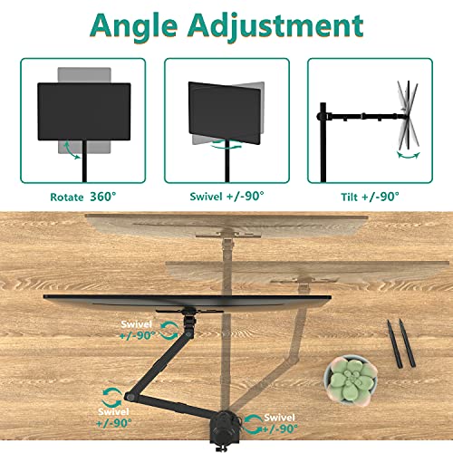 WALI Extra Tall Single Monitor Arm - Image 5