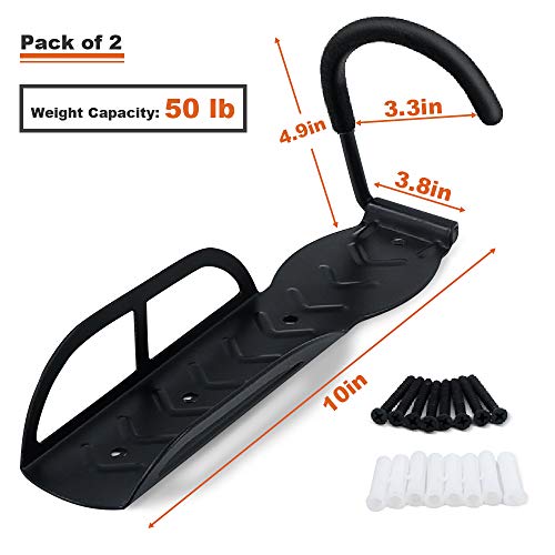 Wallmaster Vertical Bike Hook 2-Pack Storage - Image 5