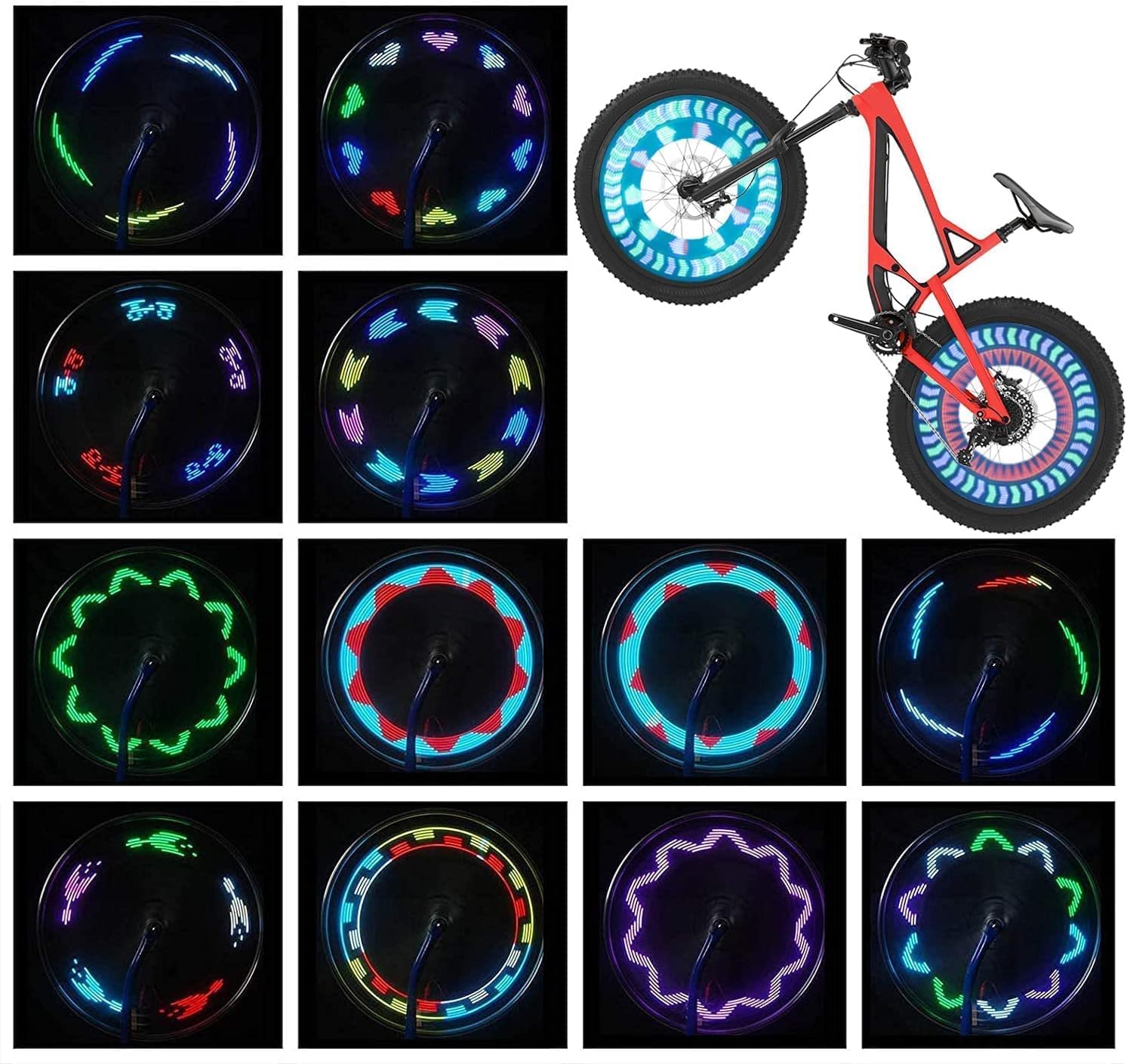 Dorras Waterproof LED Bike Wheel Lights