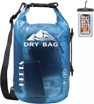 HEETA Waterproof Lightweight Dry Bag with Phone Case