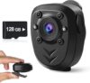 KSADBOSSBO Wearable Mini Body Camera with 128GB