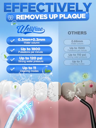 WELLFINE Water Dental Flosser Oral Irrigator - Image 2