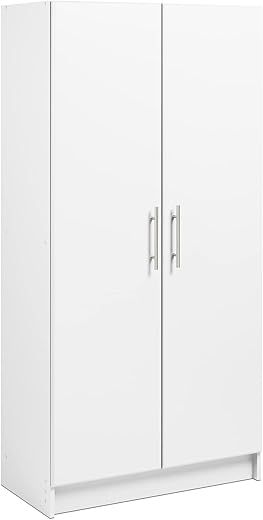 Prepac White Elite 32" Storage Cabinet with Shelves