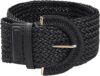 Allegra K Wide Woven Waist Braided Belt