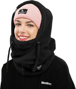 Shy Velvet Wind-Resistant Winter Fleece Ski Mask