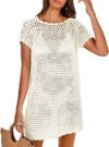 ANRABESS Crochet Swim Cover Up  Beach Dress