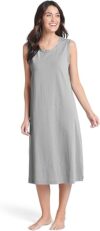 Jockey Everyday Essentials 100% Cotton Tank Sleep Dress