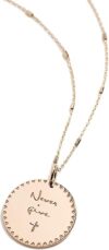 Zoe Chicco 14k Mantra Charm Necklace