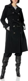 LONDON FOG Double-Breasted Trench Coat