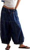 Kedera Baggy Wide Leg Barrel Jeans