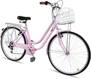 Ktaxon Women's Beach Cruiser Bike with Derailleur