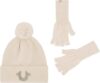 True Religion Women’s Beanie and Fingerless Gloves Set