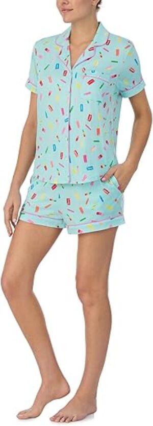 Kate Spade New York Boxer Short Sleeve Pj Set