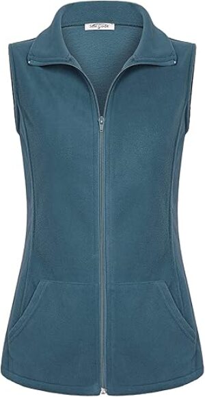 SeSe Code Women’s Casual Lightweight Zip Fleece Vest
